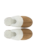 Cosy Women’s Shearling Slippers - Camel - Bigardini