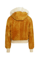 Danica Oversize Reversible Shearling Jacket - Bigardini