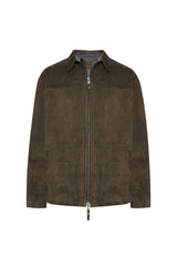 Dario Men’s Suede Jacket - Coffee - Bigardini