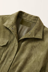 Elda Women’s Suede Jacket - Safari - Bigardini