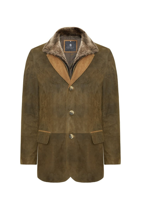 Giovanni Winter Jacket with Shearling Collar - Bigardini