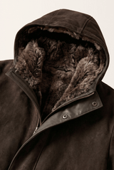 Jack Men’s Toscana Shearling Coat - Brown - Bigardini