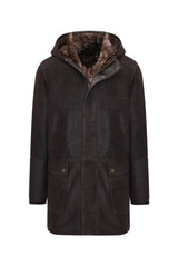 Jack Men’s Toscana Shearling Coat - Brown - Bigardini