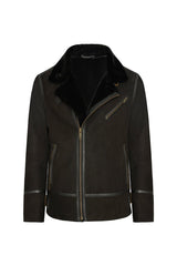 Jordan Shearling Sheepskin Bomber Jacket - Bigardini