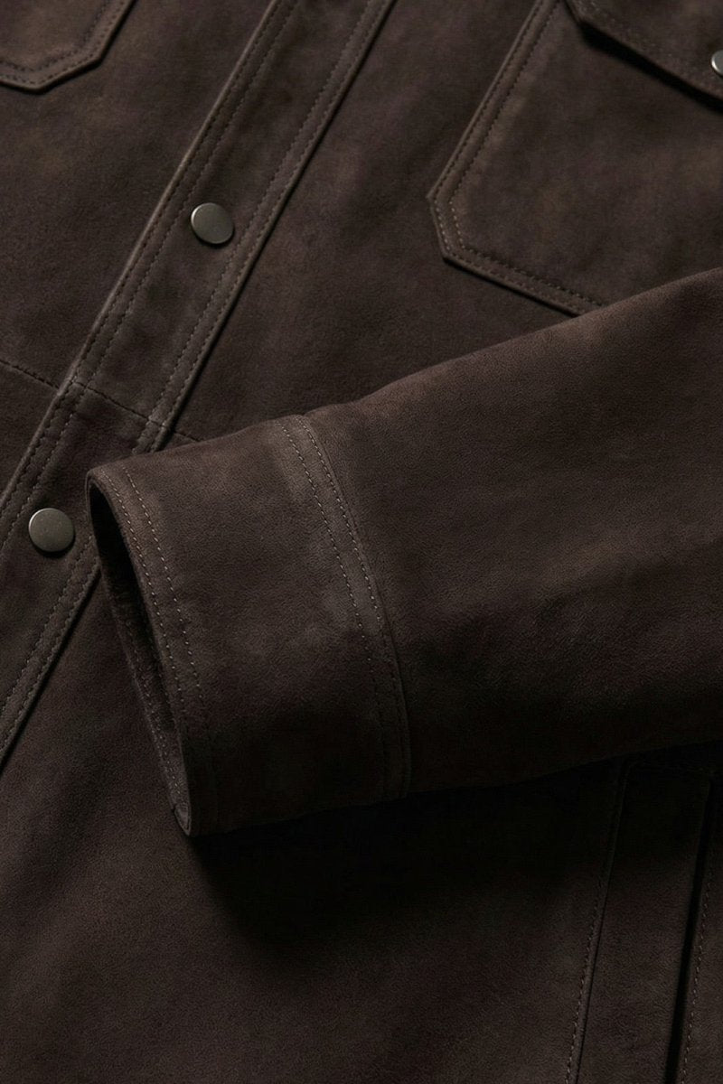 Jorge Men's Shearling Jacket - Anthracite - Bigardini