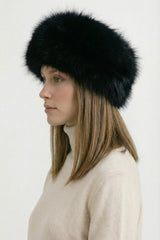 Lira Toscana Shearling Hat - Black - Bigardini