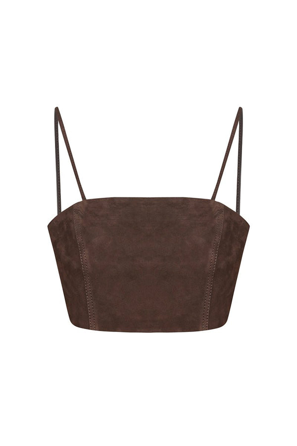 Livy Metis Suede Leather Bra - Bigardini