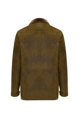 Matteo Men's Suede Padded Coat - Safari - Bigardini