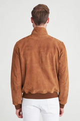 Moritz Men’s Reversible Suede Jacket - Camel - Bigardini