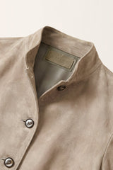 Nela Women’s Unlined Suede Jacket - Vison - Bigardini