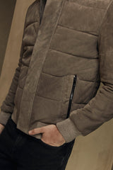 Nicholas Suede Padded Jacket - Bigardini