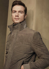 Nicholas Suede Padded Jacket - Bigardini