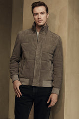 Nicholas Suede Padded Jacket - Bigardini