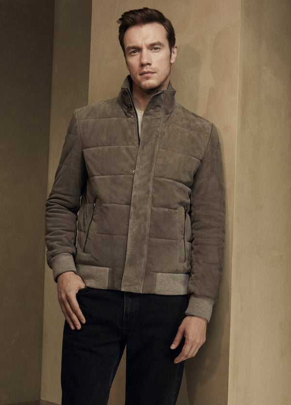 Nicholas Suede Padded Jacket - Bigardini