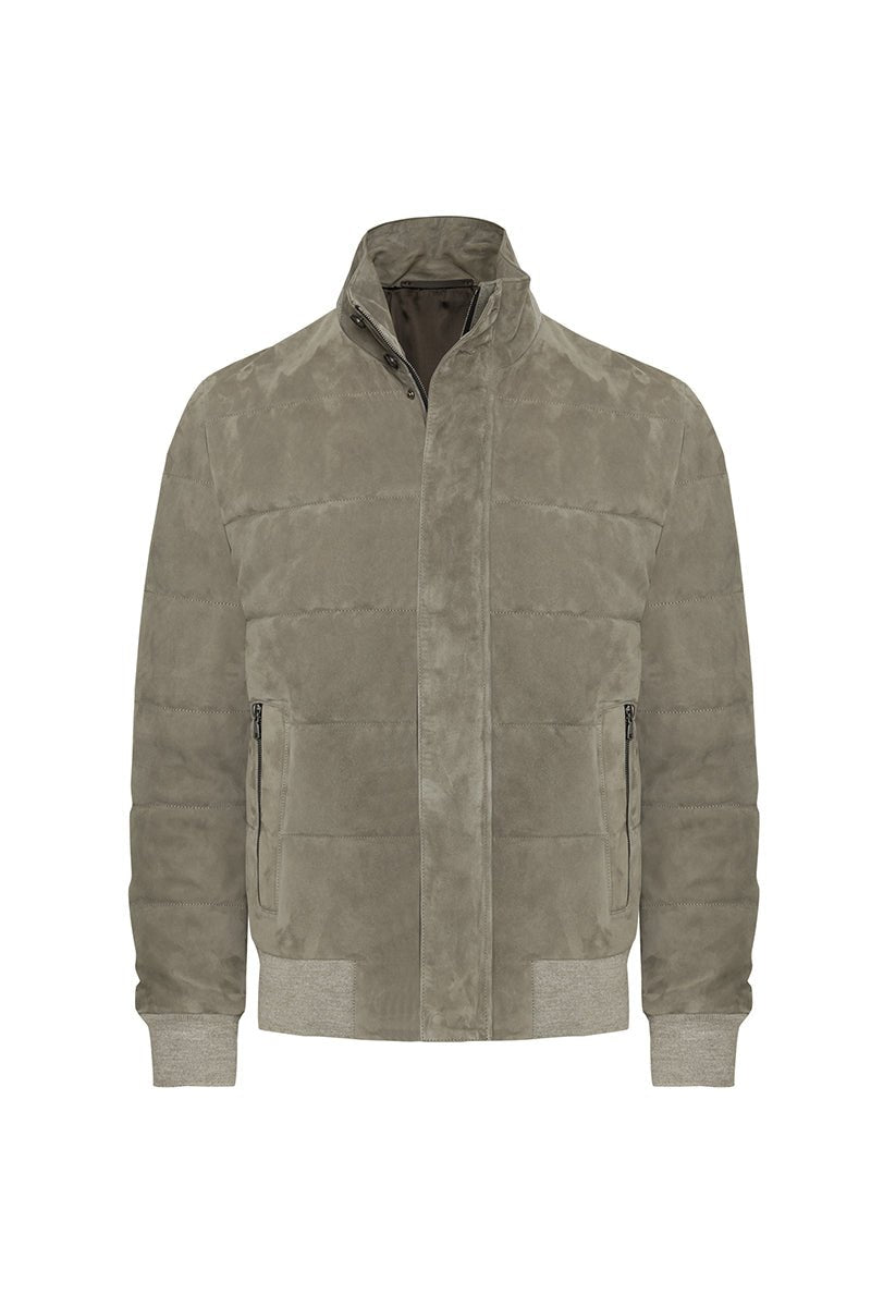 Nicholas Suede Padded Jacket - Bigardini