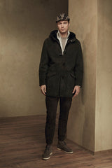 Noah Shearling Sheepskin Coat with Hood - Bigardini