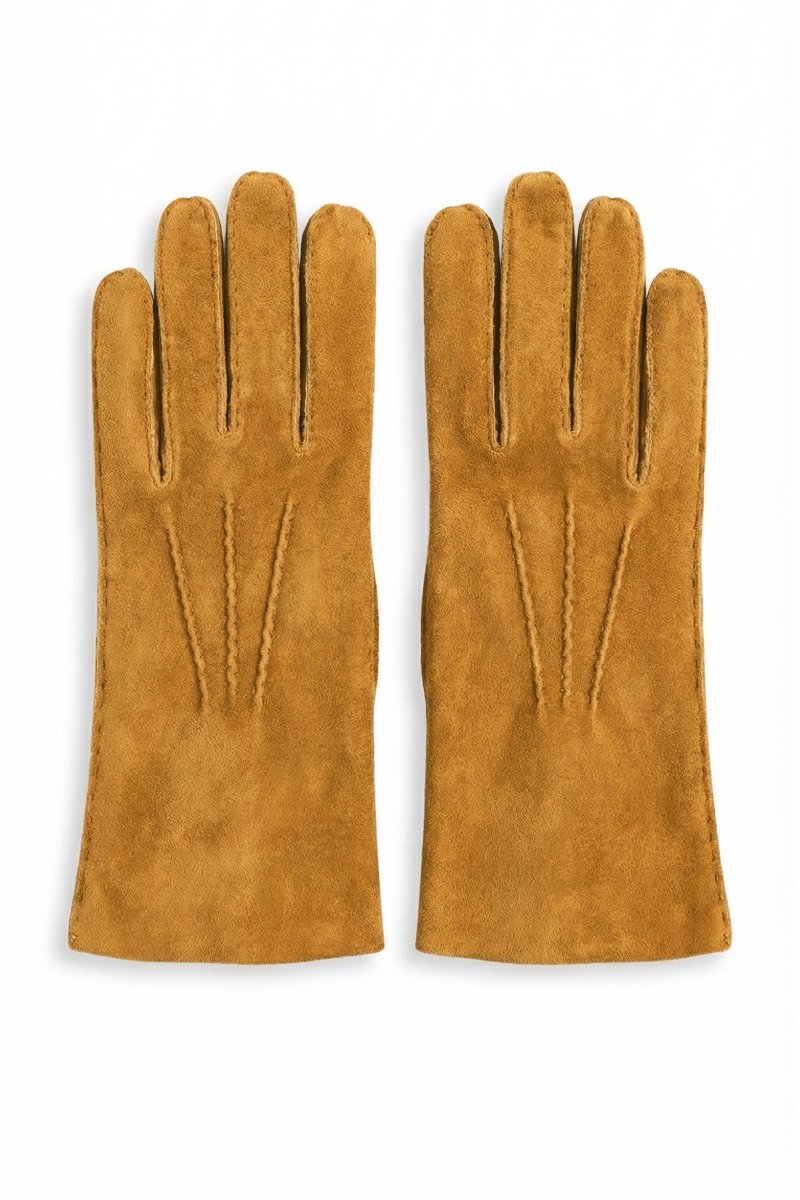 Noe Men's Shearling Gloves - Chestnut - Bigardini