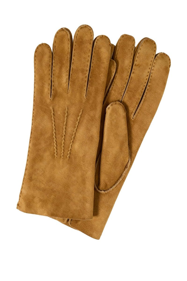Noe Men's Shearling Gloves - Chestnut - Bigardini