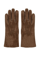 Noe Men's Shearling Gloves - Maroon - Bigardini