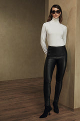 Ola Leather Stretch Leggings - Bigardini