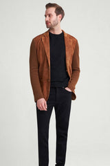 Pedro Men's Suede Blazer Jacket - Bigardini