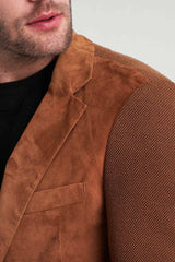 Pedro Men's Suede Blazer Jacket - Bigardini