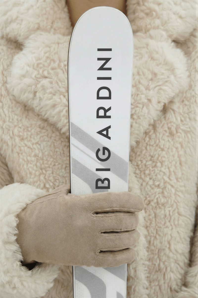 Petra Women's Shearling Gloves - Cashmere - Bigardini