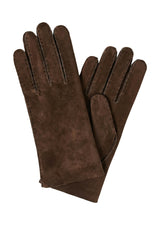 Petra Women's Shearling Gloves - Maroon - Bigardini