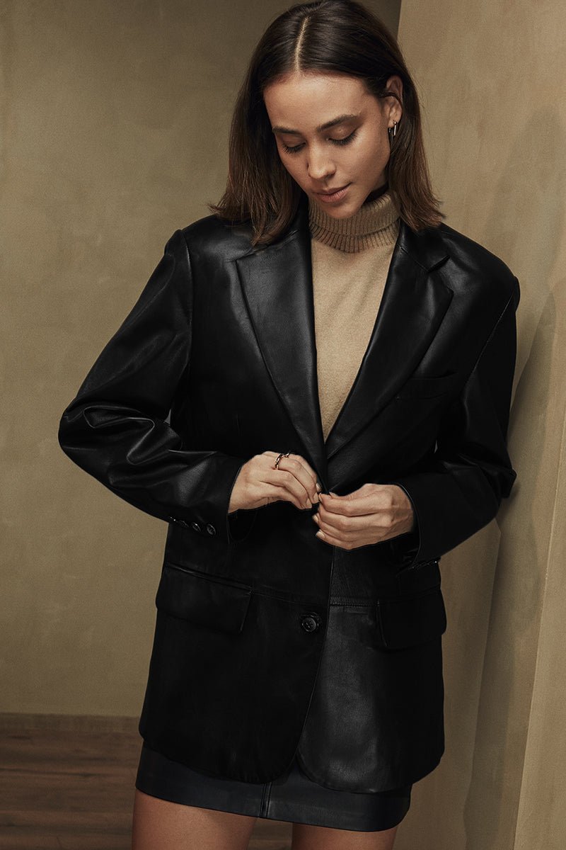 Route 66 Emp Lederjacke Rock Rebel By EMP Lederjacke Route Schwarze Bedrucktes Innenfutter