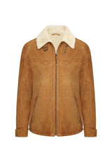 Ryan Shearling Sheepskin Bomber Jacket - Bigardini