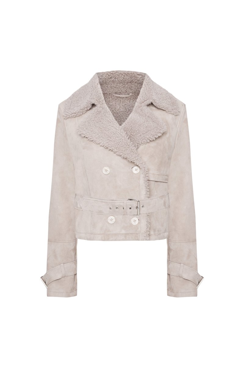 Sara Curly Shearling Jacket - Bigardini