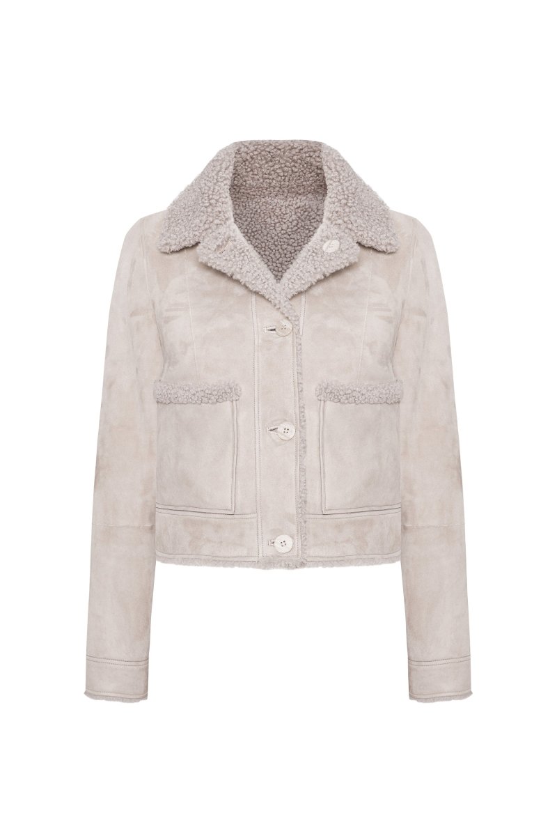 Serena Curly Shearling Jacket - Bigardini