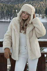 Shay Women's Leather Stretch Leggings - Snow White - Bigardini