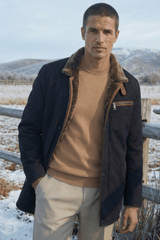 Stef Men's Shearling Sheepskin Coat - Montana - Bigardini