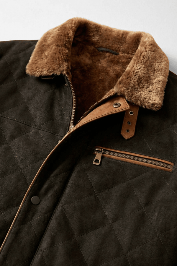 Stef Men's Shearling Sheepskin Coat - Montana - Bigardini