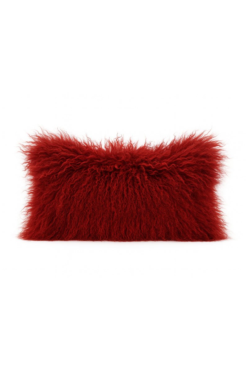 Tibetan Cushion - Burgundy - Bigardini