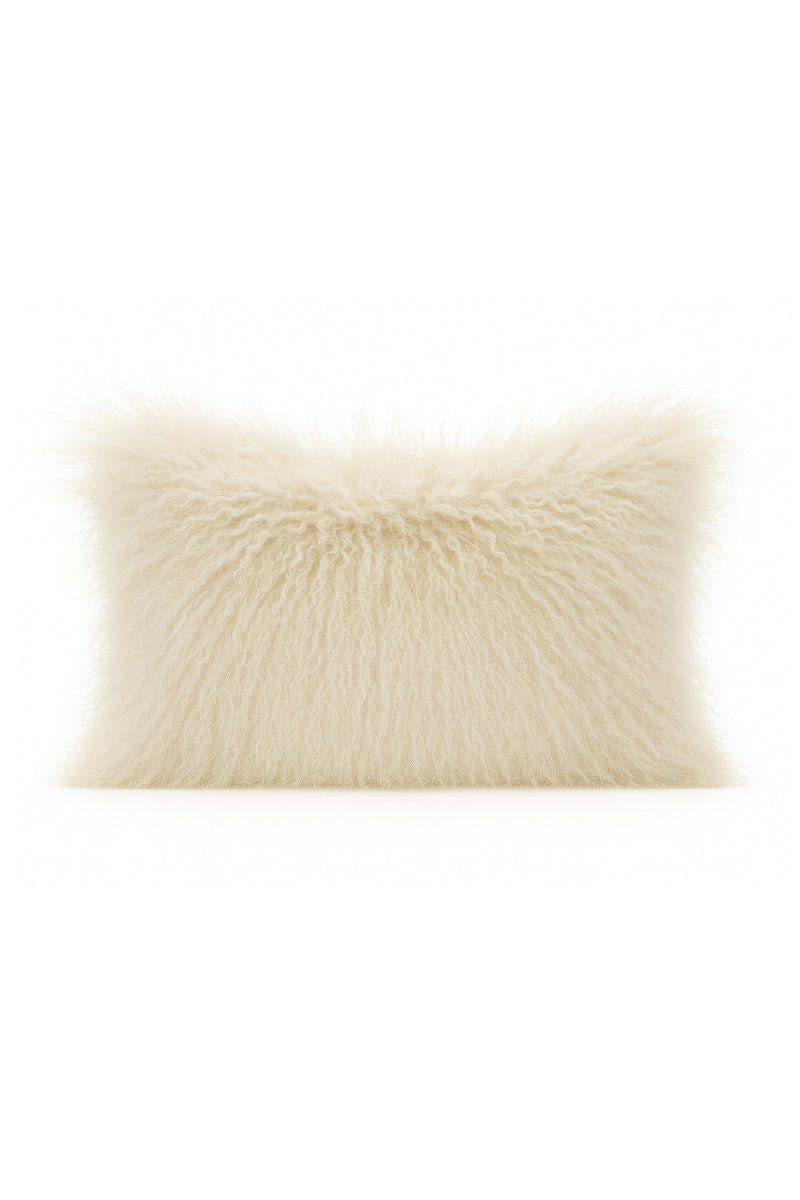 Tibetan Cushion - White - Bigardini