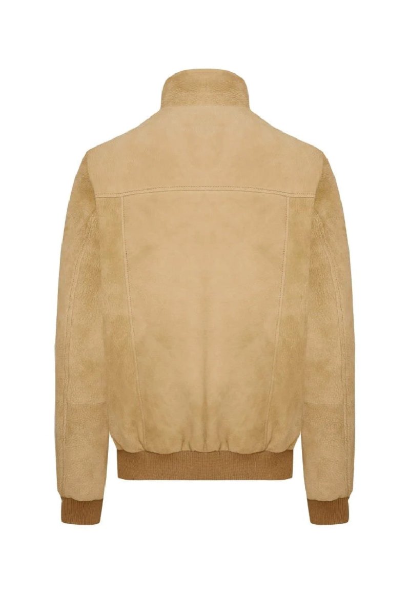 Vince Men's Nubuck Padded Jacket - Beige - Bigardini