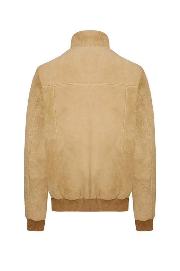 Vince Men's Nubuck Padded Jacket - Beige - Bigardini