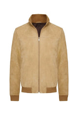 Vince Men's Nubuck Padded Jacket - Beige - Bigardini