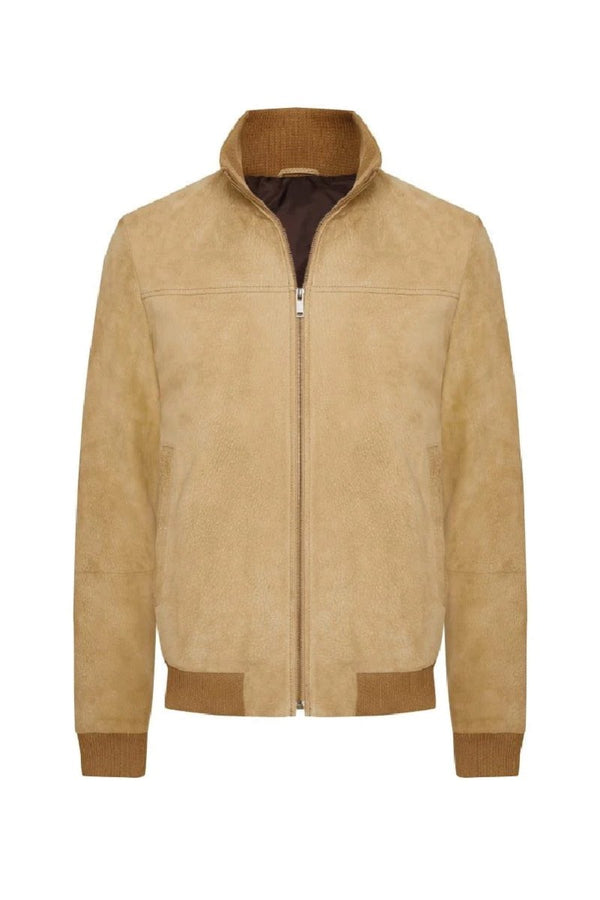 Vince Men's Nubuck Padded Jacket - Beige - Bigardini