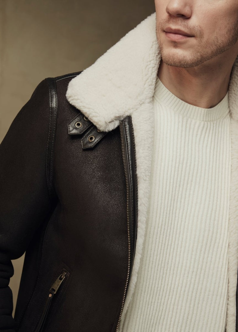 William Shearling Bomber Jacket - Bigardini