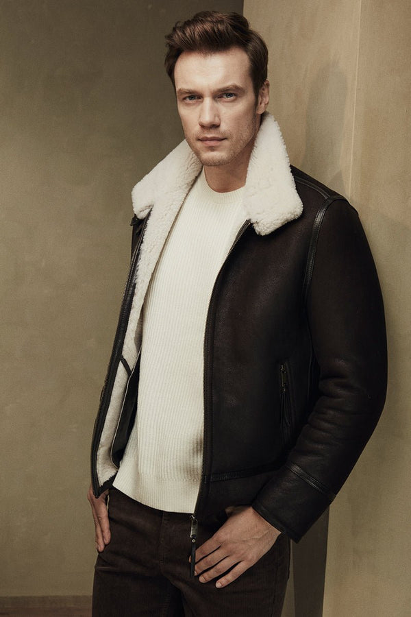 William Shearling Bomber Jacket - Bigardini