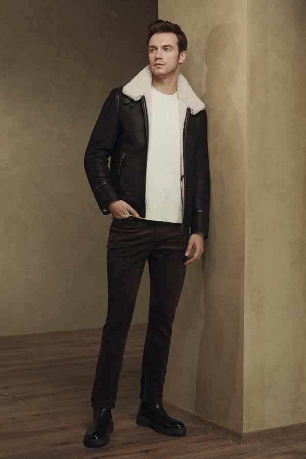 William Shearling Bomber Jacket - Bigardini