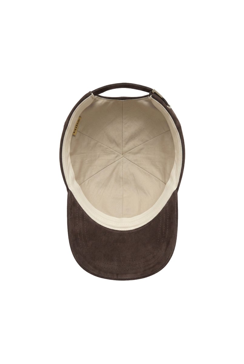 Zen Unisex Suede Baseball Cap - Brown - Bigardini