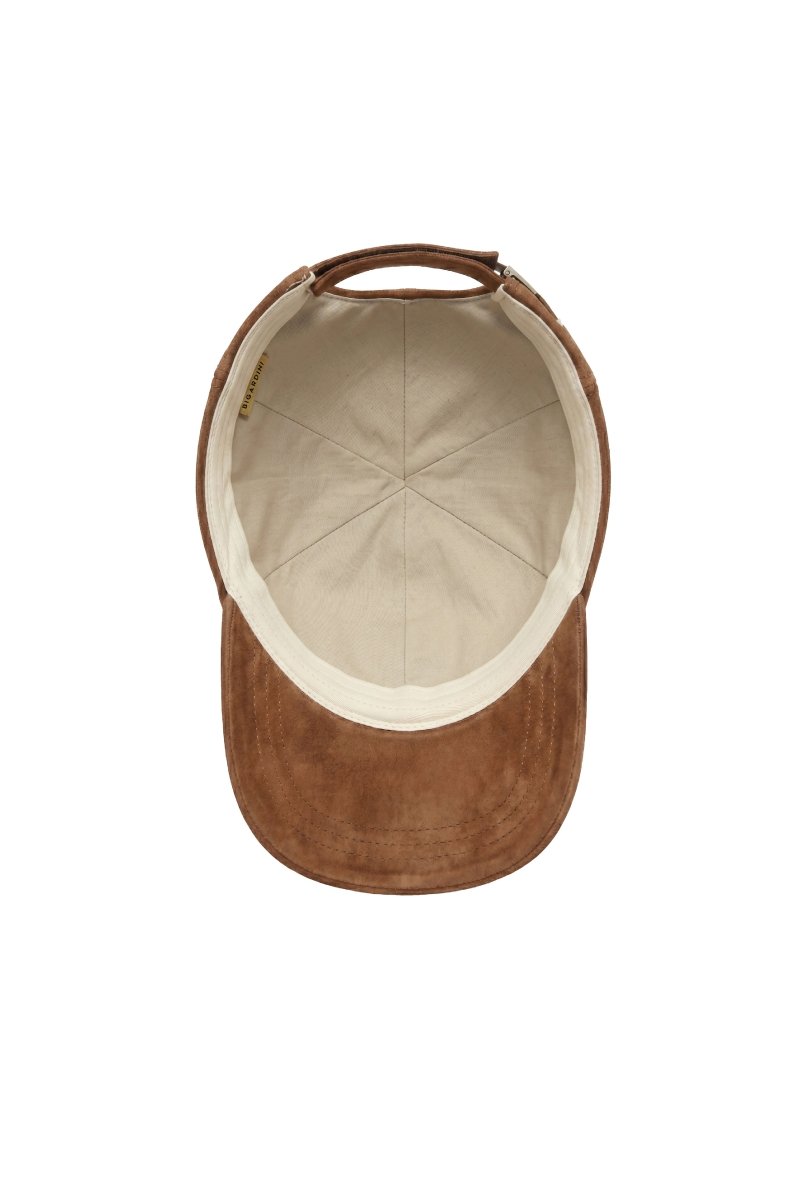 Zen Unisex Suede Baseball Cap - Caramel - Bigardini