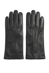 Zev Men's Classic Gloves with Cashmere Lining - Black - Bigardini