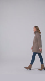 Holy Reversible Cashmere Coat - Cappuccino/Beige