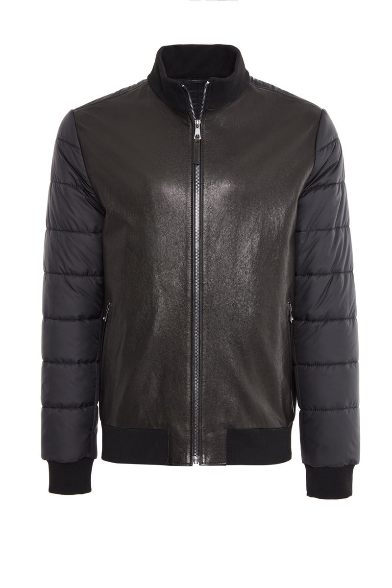 Ramsey Leather Puffer Jacket
