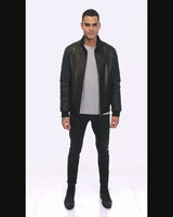 Ramsey Leather Puffer Jacket